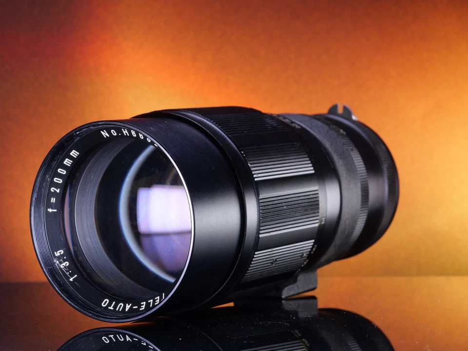 Lente teleobjetivo retrato Nikon F Mount Soligor teleautomática f/1:3,5 200 mm #H668244 Foto 2 de 4