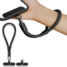 Anti-Theft Phone Wrist Strap Lanyard with 2 Metal Tether Tabs   Adjustable Wrist