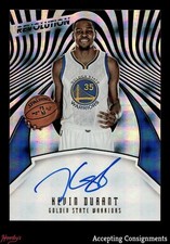 2016-17 Panini Revolution Autographs #4 Kevin Durant ON CARD AUTO Warriors