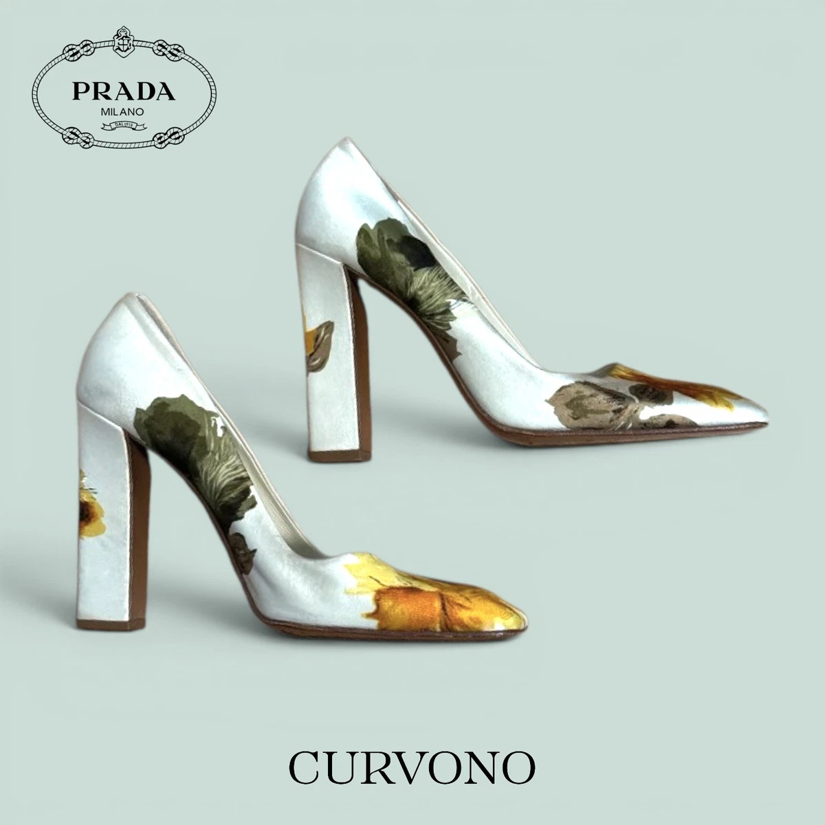 PRADA High (3-3.9 in) Heel Height Pump Heels for Women for sale | eBay
