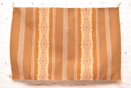 Antique Navajo Rug Textile Native American Indian WIDE RUINS 30x20 VTG Weaving