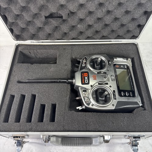 Spektrum DX8 8-Channel DSMX Transmitter for RC Car W/ Case (No Battery ...