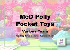 McDonald's Polly Pocket Toys-Various Years-Pick