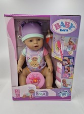 Zapf Creation Baby Born Eva Doll 43cm With Accessories New