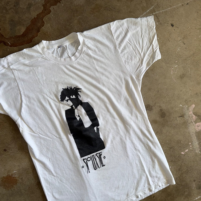 80s VINTAGE T-SHIRT W/ SIOUXSIE AND THE BANSHEES GRAPHIC ADULT SZ