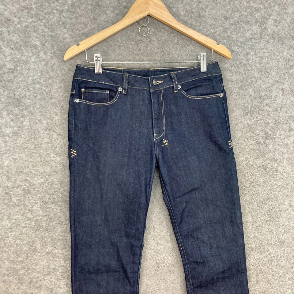 Ksubi Jeans Mens W28 Dark Blue Straight Leg Slim Fit Zip Fly Denim 21928 - image 4 of 4