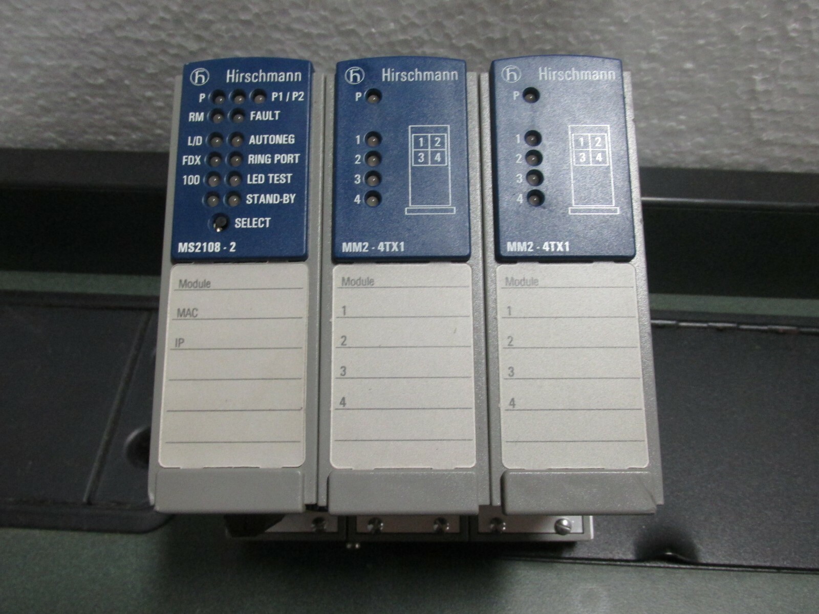 Brand New  Hirschmann MS2108-2 MM2-4TX1 MICE Media Module 45940DH