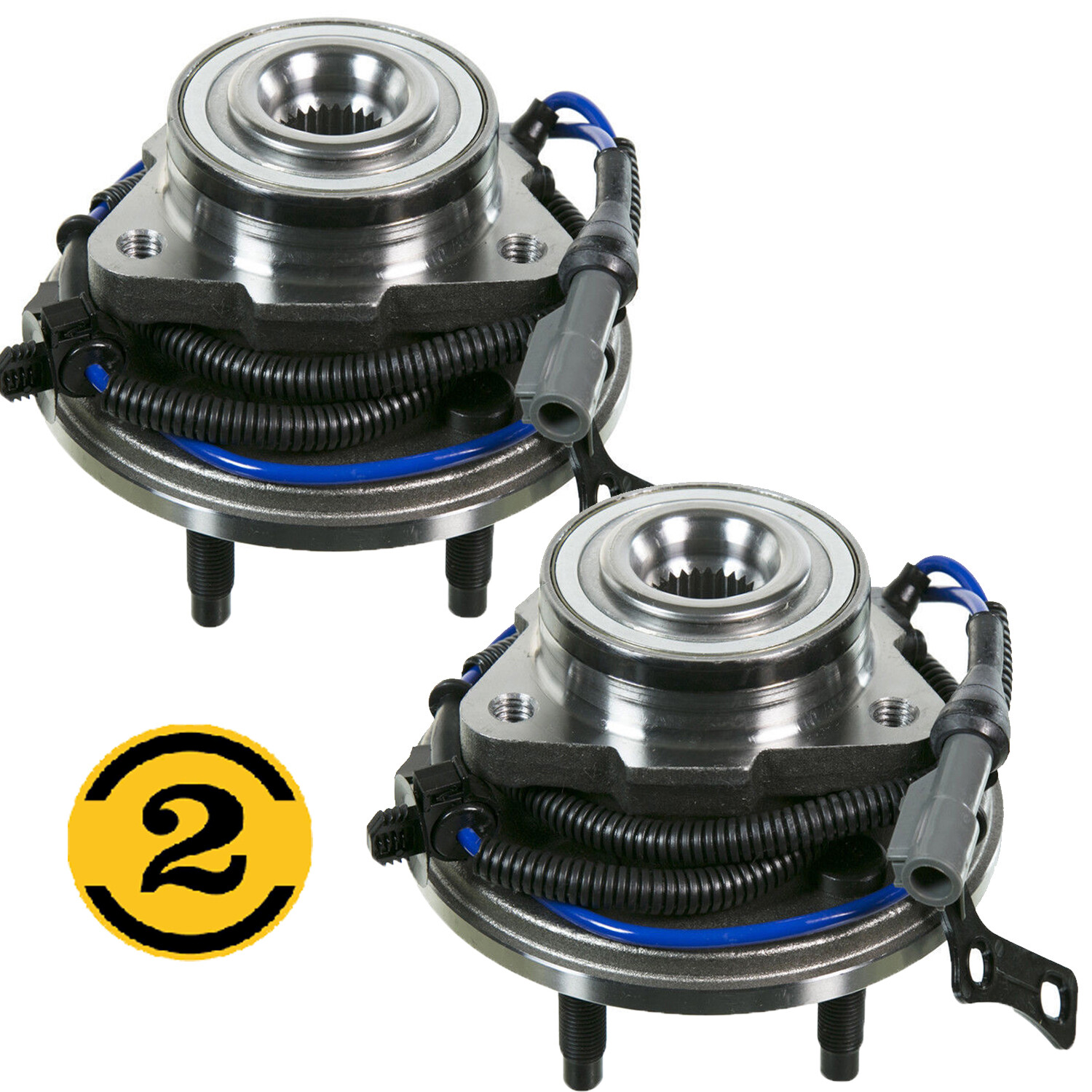 Front Wheel Bearing Hub Set for 2006-10 Ford Explorer Mercury Mountaineer H22 NJ