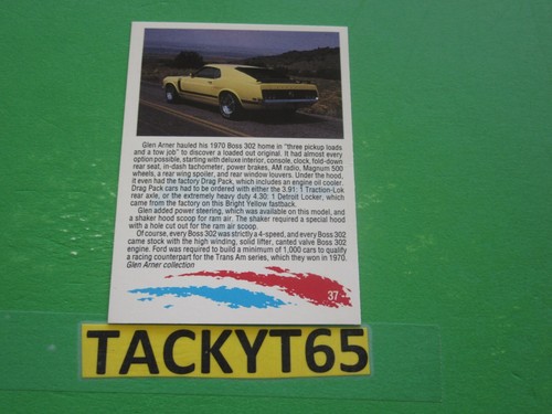 1992 MUSTANG CARDS PERFORMANCE YEARS SINGLE CARD(s) NEW YOU CHOOSE - Picture 22 of 40