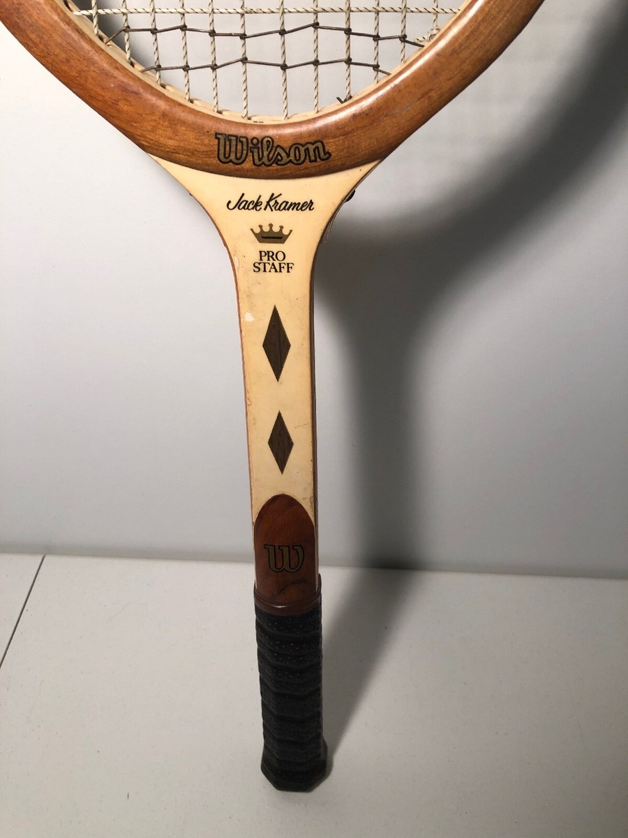 Tennis Racket WILSON Jack Kramer Pro Staff Wooden Grip Light