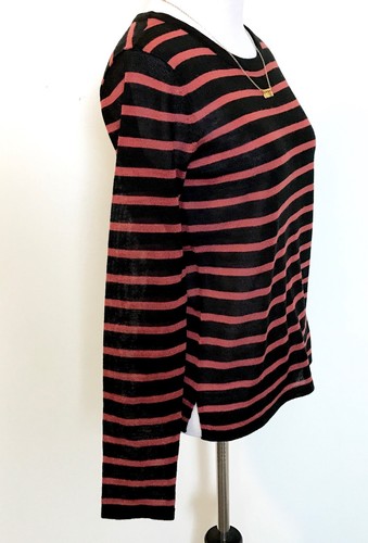 Scotch & Soda Black Stripe Sweater & Necklace  NWT Retail $109 Price $50 Sz XS - Bild 4 von 10