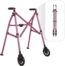 NEW Stander Space Saving Mobility Walker in Regal Rose 4200-R + FREE S/H