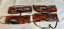 Lot of 4 NFL Denver Broncos Face Masks - Adult