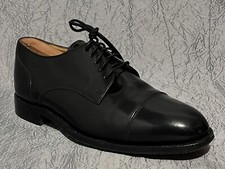 Bostonian Crown Windsor Cup Toe Men's Dress Shoes Black Leather Shoes 7.5