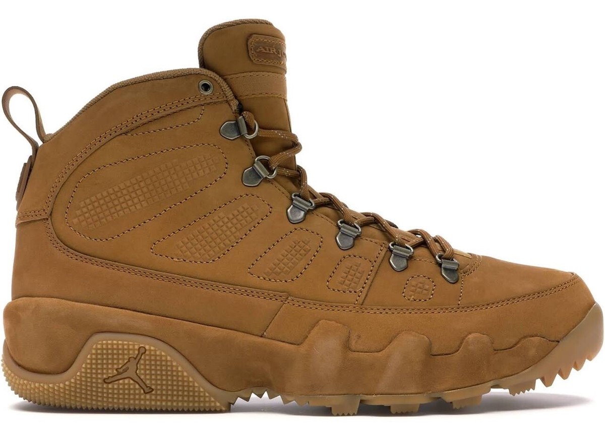 Nike Air Jordan Retro 9 IX Boot NRG Tan Wheat . AR4491-700 | eBay