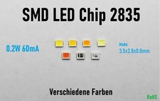 SMD LED 2835 0.2W Leuchtdioden Superhelle SMT LEDs Verschiedene Farben