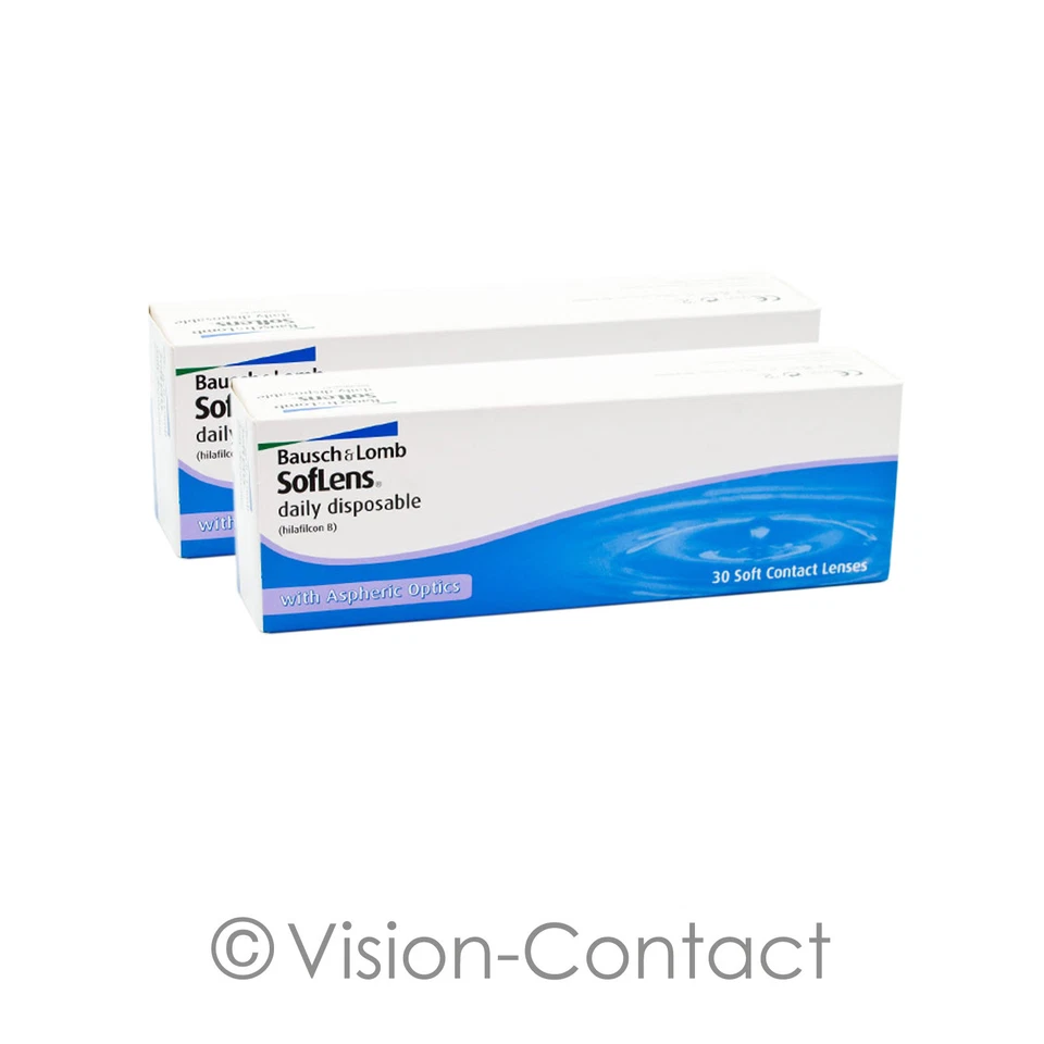Bausch + Lomb - 2x SofLens daily disposable - 30er Box