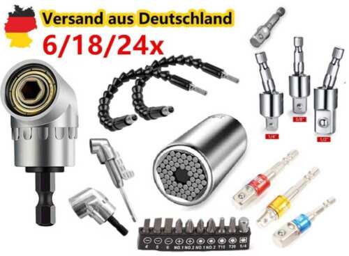 Winkelschrauber Vorsatz Adapter Winkelaufsatz Akkuschrauber Bithalter 1/4" DHL - Bild 6 von 28
