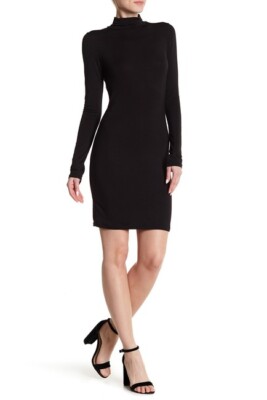Kendall & Kylie Black Mesh Open Back Dress Women's Size Medium L55512 | eBay