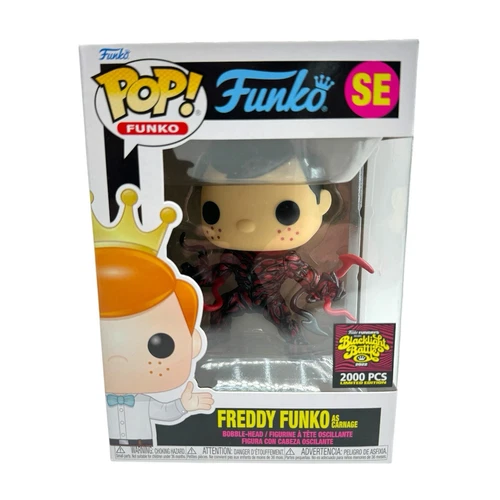 Freddy Funko Carnage SE Metallic SDCC Fundays 2023 LE 2000 Box Dmg New