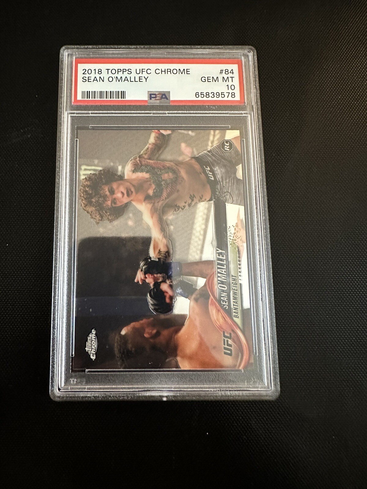 2018 Topps Chrome Sean O'Malley Rookie Card RC #84 PSA 10 GEM MINT