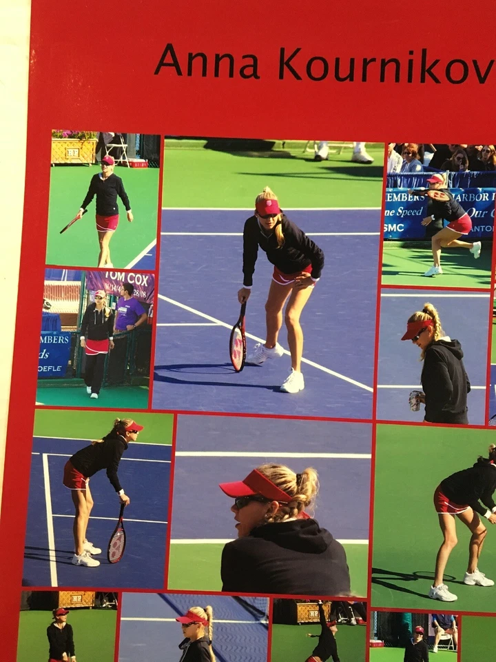 Anna Kournikova Candid 8x10 Color Photograph 2009 Charity Tennis Event - Image 2 of 4