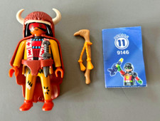 PLAYMOBIL 9146 Boy Series 11 Indianer Häuptling Medizinmann Büffelkopf 6322 6272