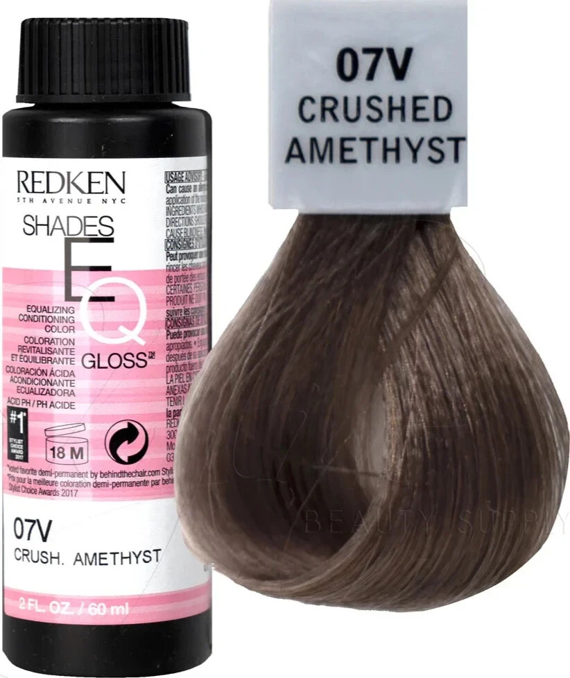Redken Shades EQ Gloss Demi Hair Color or Processing Solution 07V