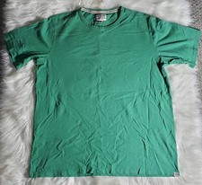 LANDS END DURABLE GOODS Adult XL Mens Womens Green T-Shirt Tee MADE IN USA!