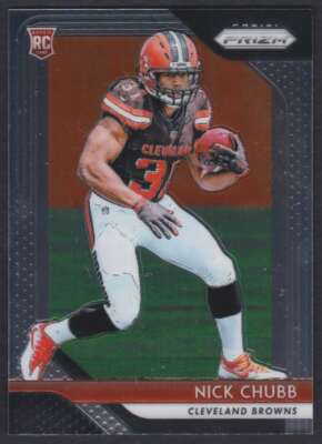 2018 PANINI PRIZM NICK CHUBB RC CLEVELAND BROWNS #213 | eBay