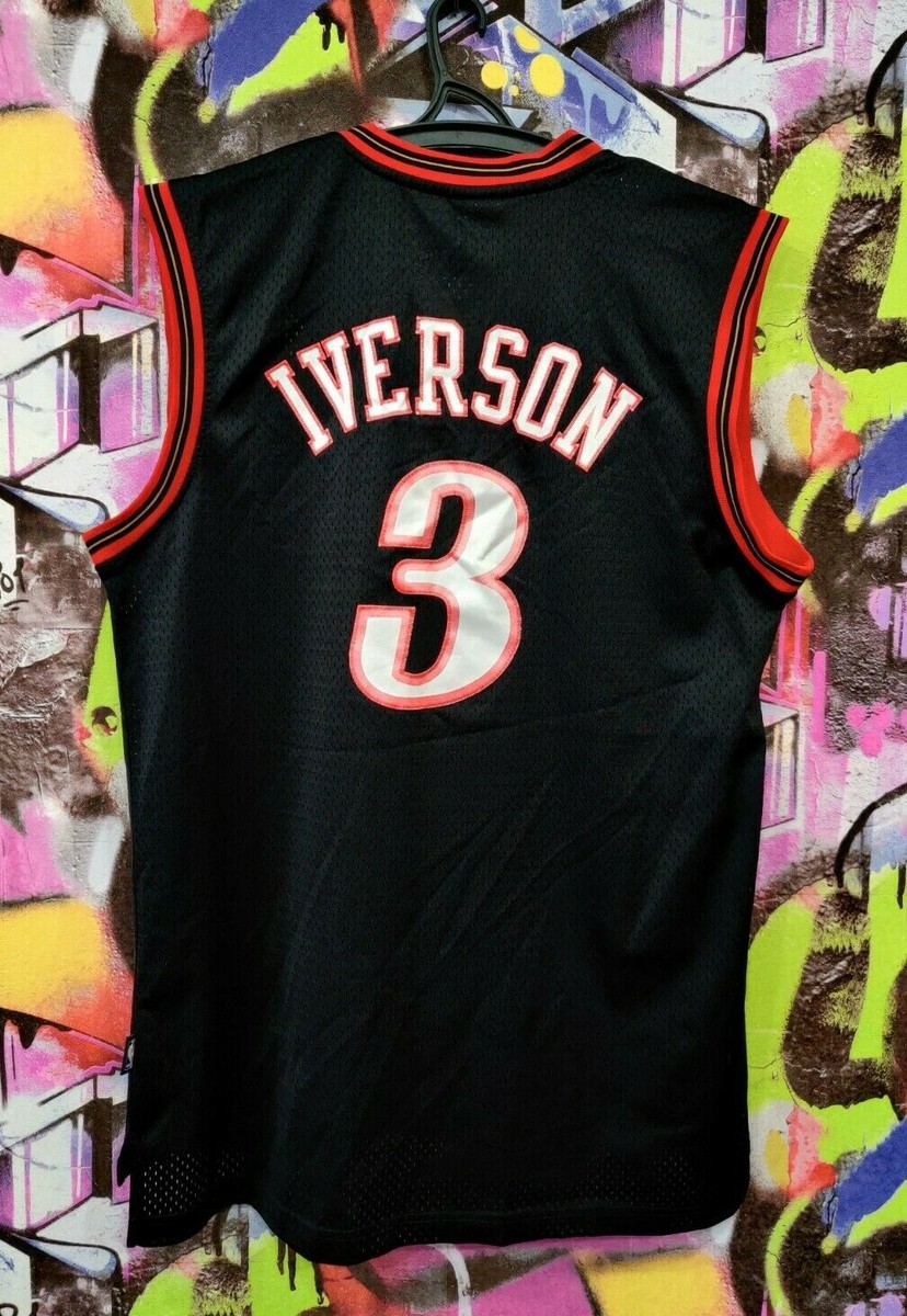 PHILADELPHIA 76ERS SIXERS IVERSON # 3 BASKETBALL SHIRT JERSEY