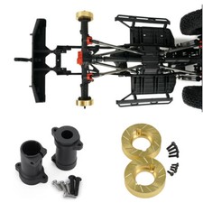 1Pair Heavy Brass Knuckles Weights/Cups For 1:10 RC Crawler Axial SCX10II 90046
