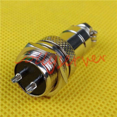 1PCS 2Pin Stecker Buchse Panel Chassis Kabelbaum AC - Dc Power Connector Set
