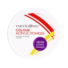 Colour Acrylic Powder Neon Grape by Cuccio PRO for Women 1.6 oz Acrylic Powder