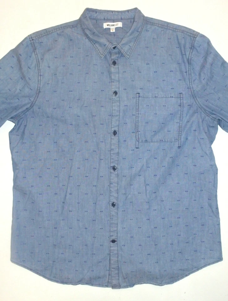 Мужская текстурированная джинсовая рубашка XL WILLIAM RAST Finley - Изображение 2 из 4