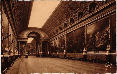 CPA AK VERSAILLES und seine Wunder Le Chateau Galerie des Batailles (452975)