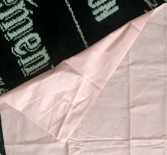 1 YD Vtg 40WX25L Dusty Pink Outline Floral FABRIC Cotton Remnant Quilting ROSES - Image 4 of 4