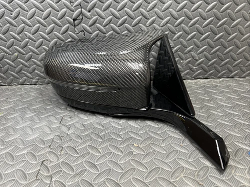 OEM 2020-2023 BMW M8 F91 F92 CARBON FIBER RIGHT SIDE DOOR MIRROR AUTO PARK 9 PIN