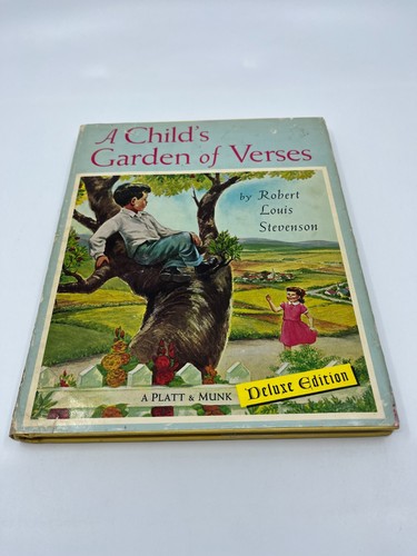 A Child's Garden of Verses Robert Louis Stevenson 1961 Illustrated HC Platt Munk - Picture 2 of 20