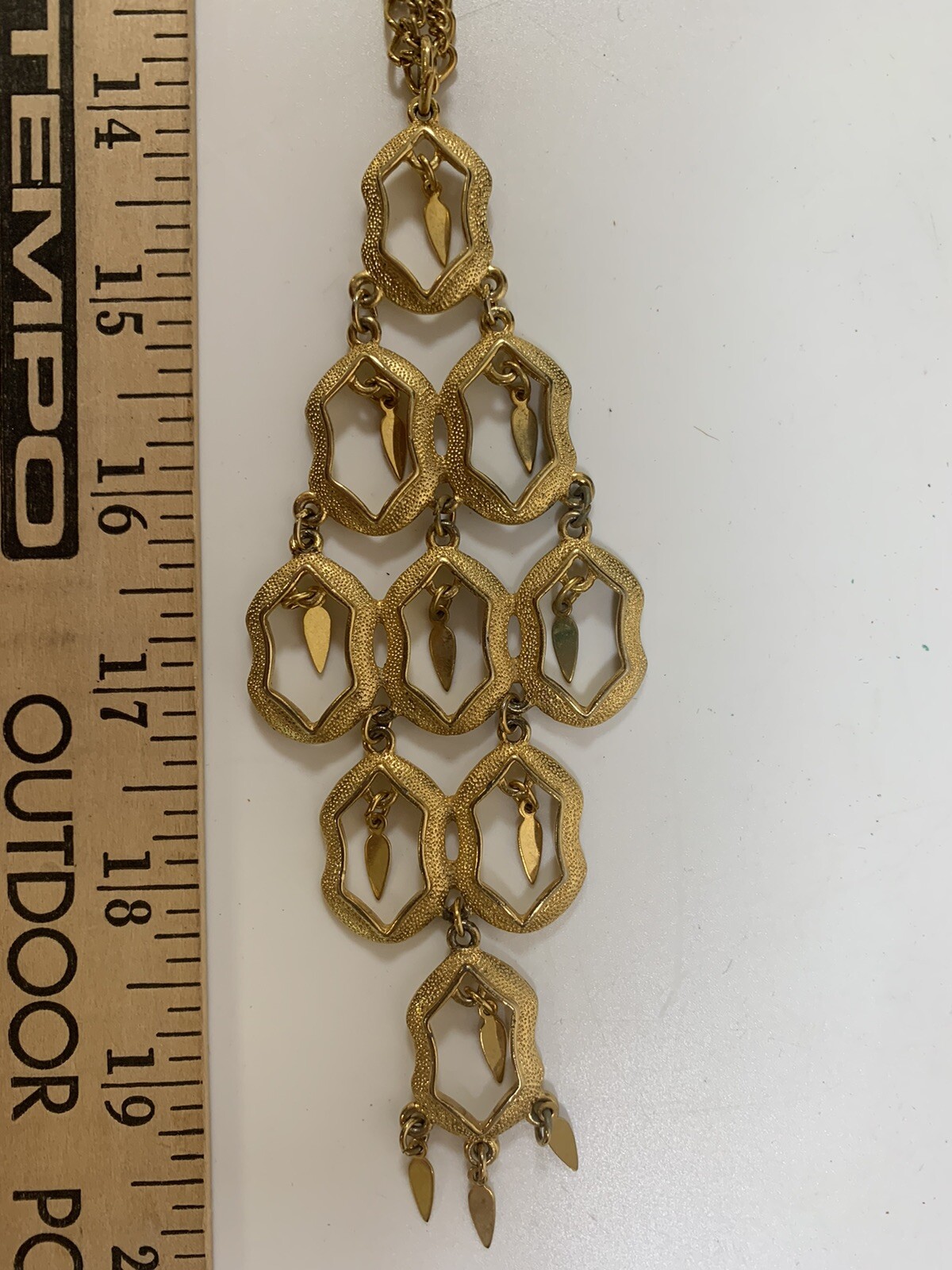 GOLD TONE LARGE STATEMENT - image 5