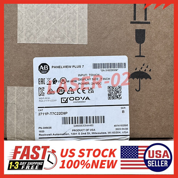 NEW 2711P-T7C22D9P /B Surplus Sealed PanelView Plus 7 Color Touch