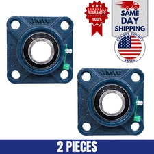 UCF204-12 Pillow Block Flange Bearing 3/4" Bore 4 Bolt Solid Base (2PCS)