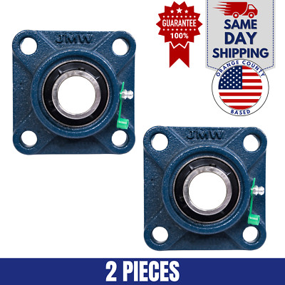 UCF204-12 Pillow Block Flange Bearing 3/4'' Bore 4 Bolt Solid Base (2PCS)