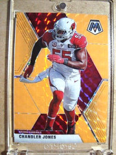 2020 Chandler Jones Panini Mosaic Orange Fluorescent Prizm /25 MINT 🔥🔥🔥