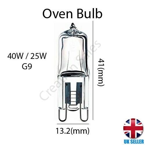 G9 Oven Cooker Appliance Bulb Lamp 25W 40W Halogen Capsule Dimmable 240V Branded