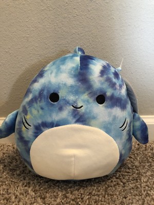 Squishmallows Luther Tie Dye Tiger Shark Blue Green Plush 8 Inch | eBay