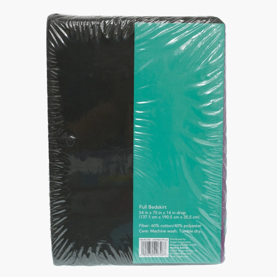 Falda de cama completa RE Style Room Essentials Target - negra - 54"x75", 14" caída Foto 2 de 2