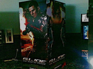 G.I. Joe Standee Collectible-Theater/Movie-Year 2009-Tatum, Wayan, Nichols, Park