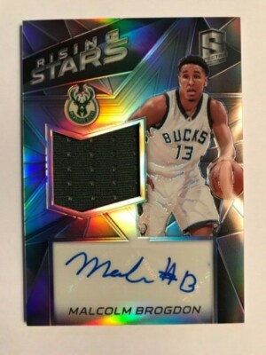 16-17 SPECTRA/MALCOLM BROGDON/ RCパッチサイン【05/25】 NBA カード Malcolm Brogdon RC 直筆サイン 99枚限定