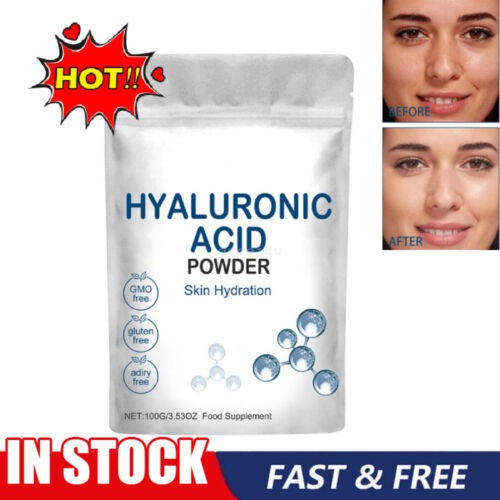 Ácido hialurónico en polvo-hidratación de la piel 100 G/3,53 OZ CALIENTE'